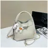 Bolso Bandolera Retro Casual Elegante Bolso de Hombro Sencillo para Mujer Moda Transfronteriza 2026 Nuevo Bolso Cubo Retro para el Trabajo