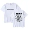Camiseta de Manga Corta Estampada Transfronteriza Verano Estilo Americano Holgada Cuello Redondo