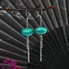Brincos de pérola redonda achatada com borla de palácio retrô estilo chinês para mulheres, oferecendo uma sensação de luxo leve, sofisticada e elegante sem ser monótona