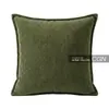 Capa de Almofada de Veludo Cotelê para Almofadas de Sala, Almofadas de Quarto Modelo, Suporte Lombar, Encosto de Sofá, Tatame com Enchimento