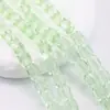 Contas de Barril de 8mm Contas de Vidro Cristal com Furo Reto Cilíndricas de Cristal Contas Soltas DIY Pulseira Colar Brincos Acessórios de Cabelo Materiais Auxiliares Acessórios