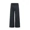 Pantalones Casuales Sueltos para Hombre Estilo Americano Moderno de Moda Pantalones Largos Caídos Cleanfit Color Sólido de Pierna Ancha