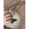 Nuevo Collar de Mariposa de Estilo Étnico Chino para Mujer, Cadena de Suéter Bohemia Retro Zen, Cadena de Cuello de Diseño Nicho