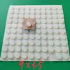 Partículas de Borracha Anticolisão de Silicone Transparente, Tapetes de Borracha com Padrão, Protetores de Pés para Móveis, Tapetes de Borracha Hemisféricos de Vidro Transparentes Autoadesivos