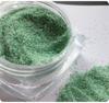 Lentejuelas ultrafinas verdes para decoración de uñas INS, material brillante, lentejuelas irregulares color menta mambo, material DIY para uñas