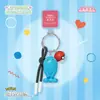 Chaveiro Oficial de Mercadoria Pokémon Série de Pingentes 3D Fofos para Mulheres