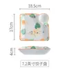 Vajilla de Cerámica Zhi Qiu Plato de Celebridad de Internet Tazón Plato de Mesa para el Hogar Tazón de Sopa de Alta Apariencia Tazón de Arroz Cuchara Juego de Tazones Pequeños Frescos para Postre