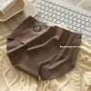 Roupa Íntima Feminina para Esportes de Fitness e Yoga de Verão 7A Seda de Amora Forro Antibacteriano Sem Apertar Roupa Íntima Feminina Sem Costura