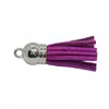 Nuevo Colgante de Borla de Terciopelo Coreano de 3 cm Fleco de Mini Borla Accesorios DIY Hechos a Mano Borla Galvanizada