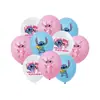 Globo, bandera, pancarta, inserto para pastel, decoración para fiesta de cumpleaños con temática de bebé estrella rosa, puntada
