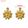 Colgante de Acero Inoxidable Chapado Eléctricamente en Oro de 18K Corazón Casa de Bolsillo Elemento Marino Material para Pulsera Collar Pendientes DIY