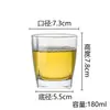 Copo de Vidro Temperado Antichoque, Copo Octogonal Especial para KTV Comercial, Bar e Restaurante, Copo de Cerveja, Copo Pequeno para Vinho Doméstico
