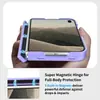 Aplicável ao iPhone Apple Duo Tela Dobrável Capa Magnética para Celular À Prova de Queda Duas em Uma Dobradiça Capa Protetora Capa Transfronteiriça