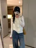 Cardigan de Verão 2026 com Novo Design Cinza com Capuz e Zíper Jaqueta Curta para Mulheres Slim Fit Proteção Solar Top
