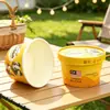 Ventas Directas de Fábrica Vasos de Papel Grueso Desechables de 8 oz Impresos Personalizados para Helado, Vasos para Helado, Vasos para Pudín, Se Pueden Equipar con Tapas