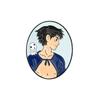 Insignia Metálica Redonda de Personaje de Dibujos Animados Anime Japonés Espantapájaros Totoro Broche Aleación con Goteo de Aceite Accesorios para Bolso