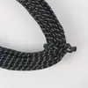 Corda Paracord 5mm Sete Fios Tecida à Mão 2m Material Artesanal DIY para Tecelagem de Pulseiras e Cordas Coloridas Trançadas