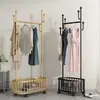 Cabideiro Móvel com Rodas, Cabide de Chão para Quarto, Cabideiro para Sala de Estar Estilo Nórdico, Cabide Móvel