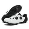 Zapatos de Ciclismo Nuevo Modelo Transfronterizos, Zapatos con Traba para Bicicleta de Carretera para Hombre y Mujer, Zapatos Transpirables de Suela Dura Antideslizantes para Bicicleta de Montaña