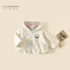 Abrigo de Otoño para Niñas 2026 Nuevo Moda y Estilo Sudadera con Capucha Infantil Ropa Casual de Principios de Otoño para Bebés Niñas