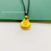 Suministro en vivo de colgante pequeño y regordete fu bañado en oro candado ping an bolsa tuo fu artesanía de método antiguo chino nuevo joyería de marea nacional