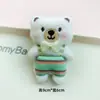Nuevos Overoles de Peluche Accesorios de Muñeco Oso Broche Lindo de Dibujos Animados Decoración DIY Mochila de Estudiante Juguete