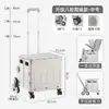 Carrito de compras plegable para comestibles del fabricante, carrito portátil de mano para acampar al aire libre y recoger paquetes