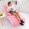 Sofá Inflable Ins Sofá Perezoso Flocado de PVC con Combinación de Pedales Sofá Graffiti Sofá Reclinable Perezoso