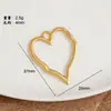 Pendente Minimalista Geométrico Vazado Redondo Gota Quadrado Coração Plissado Acessórios Materiais para Joias DIY Brincos