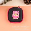 Auto-operado coreano-estilo bonito moeda moeda bolsa dos desenhos animados fone de ouvido saco de armazenamento mini portátil chave saco quadrado