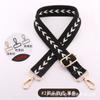 Correa de Hombro Gruesa Acolchada de 3.8CM de Ancho Correa Ajustable para Bolso Accesorios de Bolso de Hombro Cruzado Correa de Repuesto de Color Contrastante
