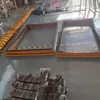 Cubierta protectora tipo fuelle amarilla de tres pruebas para máquina, cubierta protectora de fuelle para máquina, cubierta protectora telescópica cuadrada