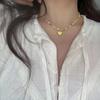 Corea del Sur nuevo collar de cuentas de arroz de color caramelo macarrón collar de cadena de clavícula encantador estilo chica dulce linda