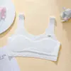 Roupa íntima confortável de suporte macio que retrai os seios, Sutiã push-up anti-queda para seios pequenos, Sem aros, Roupa íntima estilo regata para meninas