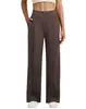 2025 Moda Europea y Americana Nuevo Pantalón Recto Casual para Mujer Cintura Alta Botón Cinturón Elástico Bolsillo con Solapa Pantalón Pantalón de Pierna Ancha