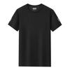 Verão Roupas de secagem rápida T-shirt de seda de gelo das mulheres Elástico Skin-friendly respirável Casual Running Loose Round Neck Short-sleeved Casais