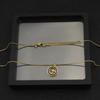 Nuevo collar de línea de aceite de gota para mujer, ligero, de lujo, diseño de nicho, sentido del suéter, cadena de temperamento, accesorios largos de otoño e invierno al por mayor