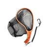 Venta al por mayor de fábrica red para pesca Luya boca de caballo imitación red de alcanfor dorado madera maciza boca de caballo tira blanca no daña el pez bolsa de red con pegamento para colgar