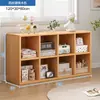 Gabinete Almacenamiento Gabinete Estantería Estante de Almacenamiento Librero de Pie Gabinete de Almacenamiento para el Hogar Estante por Niveles Gabinete de Ocho Compartimentos Gabinete Bajo Gabinete de Rejilla