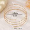 Brazalete de Línea Geométrica de Estilo Simple de Moda de Venta Caliente Transfronteriza Europea y Americana Adecuado para que las Mujeres lo Usen Durante las Vacaciones Diarias