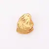 Botões decorativos côncavos de formato especial costurados à mão estilo pequeno perfume para casaco Roupas corta-vento jaqueta suéter malha botões de metal
