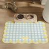 Alfombrilla Comedero para Mascotas es Absorbente y Resistente a las Manchas, Alfombrilla de Suelo para Mascotas, Alfombrilla para Arenero de Gato, Resistente a las Manchas, Antideslizante, Fácil de Limpiar, Alfombrilla Comedero Puede ser Enviada en Nombre de Otros