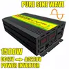Inversor de Onda Pura 500W800W1000W1300W 12V para 220V Carro Solar Duplo USB Display