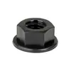 M3M4M5M6M8M10M12 Tuerca Hexagonal con Brida de Nylon Tuerca de Plástico con Almohadilla Aislamiento Goma Antiaflojamiento Tapa de Tornillo