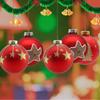 Bolas de Navidad de Vidrio Nuevas Transfronterizas Bolas Decorativas para Árbol de Navidad Adornos Navideños Adornos Navideños