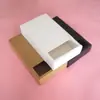 Caja de cajón de papel kraft en stock caja de embalaje de cajón de cartón blanco al por mayor Cartón negro universal