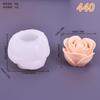 Molde de Vela de Rosa para el Día de San Valentín Vela de Aromaterapia Yeso Regalo Romántico Molde para Hornear Pastel de Mousse
