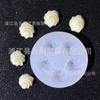 Mini molde de silicona para crema, arcilla, tierra, gotas de pegamento, pegamento UV, accesorios de cerámica suave, decoración de fundas de teléfono móvil