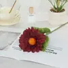 Pintura al Óleo de Cabeza Única Girasol Flor Artificial Flor Falsa Decoración para el Hogar y Bodas Arte Floral Adornos al por Mayor Arreglo de Mesa para Exteriores