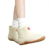 Botas de Chuva da Moda Acolchoadas e de Veludo para Mulheres, Botas de Chuva Quentes de Cano Curto, Sapatos Aquáticos, Botas Aquáticas de Cano Baixo, Sapatos Antiderrapantes para Lavagem de Carro Cozinha, Sapatos de Borracha